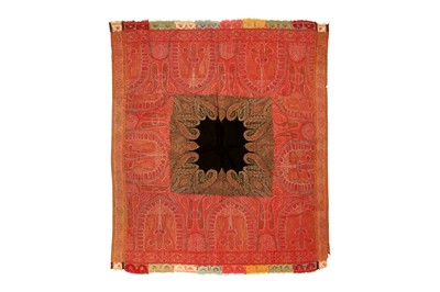 Lot 822 - A KASHMIRI SHAWL
