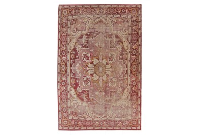 Lot 22 - AN ANTIQUE AMRITSAR CARPET, NORTH INDIA