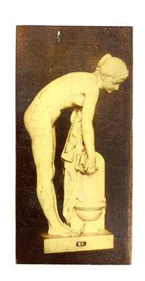 Lot 228 - GROUP OF FOUR TILES WITH CLASSICAL NUDES