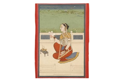 Lot 222 - A COURTLY LADY RECITING A MANTRA
