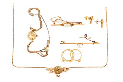 Lot 63 - A GROUP OF JEWELLERY