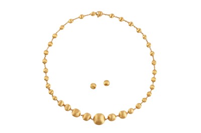 Lot 130 - Marco Bicego I A necklace and earring suite