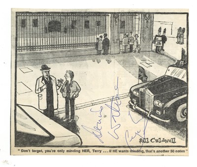 Lot 108 - Minder.- George Cole and Denis Waterman