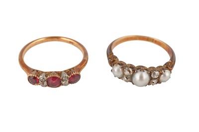 Lot 71 - TWO RINGS