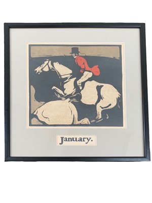 Lot 117 - Nicholson (William, ill.) & Kipling (Rudyard) An Almanac of Twelve Sports
