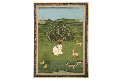 Lot 530 - AN AFRICAN COURTIER UNDER A TREE