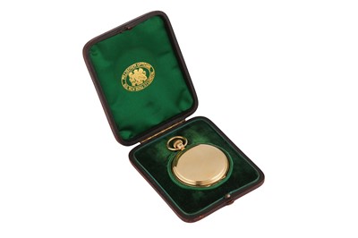Lot 301 - A Victorian 18 carat gold cased pocket barometer, London 1880 by Richard James Oliver