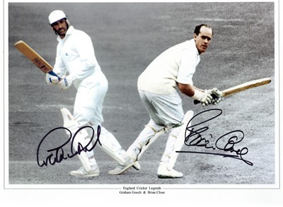 Lot 405 - Gooch (Graham) & Brian Close