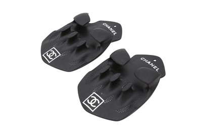 Lot 443 - Chanel Black CC Logo Swimming Fins