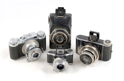 Lot 580 - Zeiss Ikon Kolibri & Other Extending Tube Cameras.
