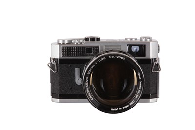 Lot 396 - A Canon 7 Rangefinder with 50mm f/0.95 Dream Lens