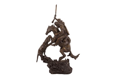Lot 239 - AFTER FREDERIC SACKRIDER REMINGTON (AMERICAN 1861-1909)