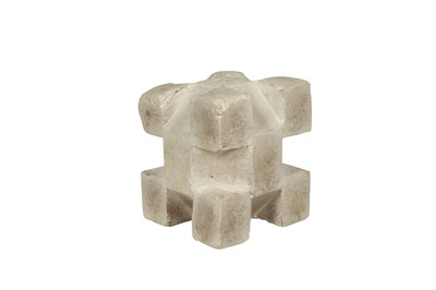 Lot 237 - PURE WHITE LINES, POLYHEDRON ON STAND