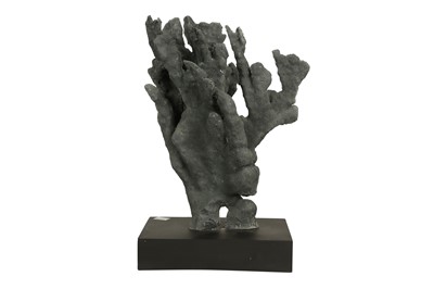 Lot 229 - PURE WHITE LINES, PAIR OF PLASTER CORAL SCULPTURES