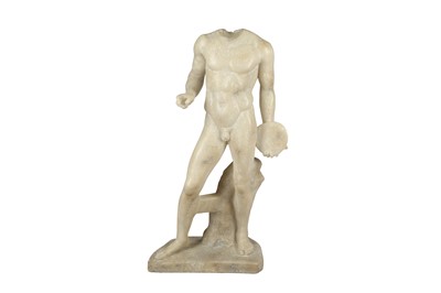 Lot 234 - PURE WHITE LINES, A DISCOBOLUS STATUE