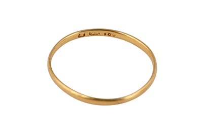 Lot 80 - A GOLD BAND, CIRCA 1780-1820
