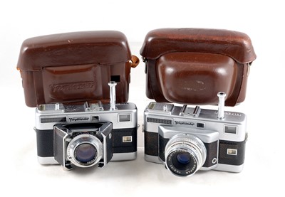 Lot 495 - Voigtlander Vitessa & Vitessa T CRF Cameras.