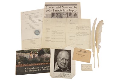 Lot 242 - [Churchill (Winston)].- Ephemera