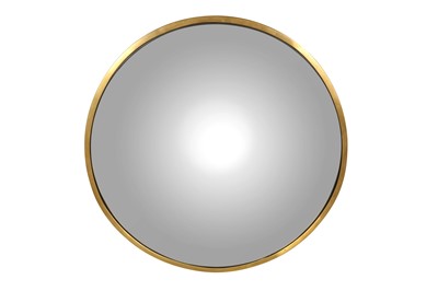 Lot 337 - PURE WHITE LINES, BRASS CONVEX MIRROR