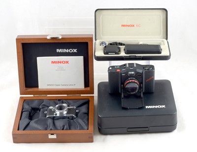 Lot 333 - A Mini Mix of Minox Miniature Models.