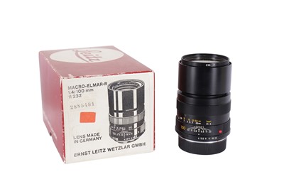 Lot 120 - A Leitz 100mm f/4 Macro-Elmar-R Lens