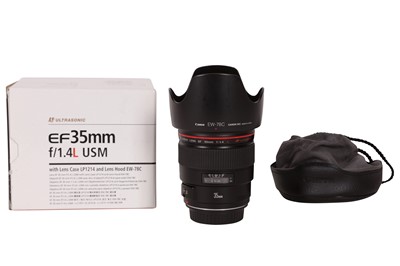 Lot 470 - A Canon EF 35mm f/1.4L USM Lens
