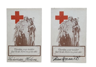 Lot 349 - Helena, Princess & Prince Harald Schleswig-Holstein