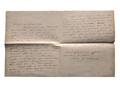 Lot 222 - Louis D'Orleans Duc de Nemours