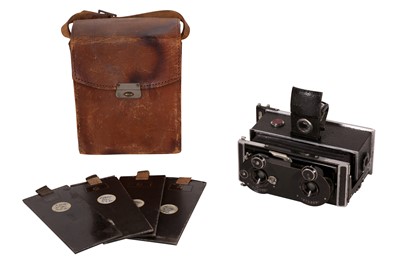 Lot 341 - A Rietzschel Kosmo-Clack Stereo Camera