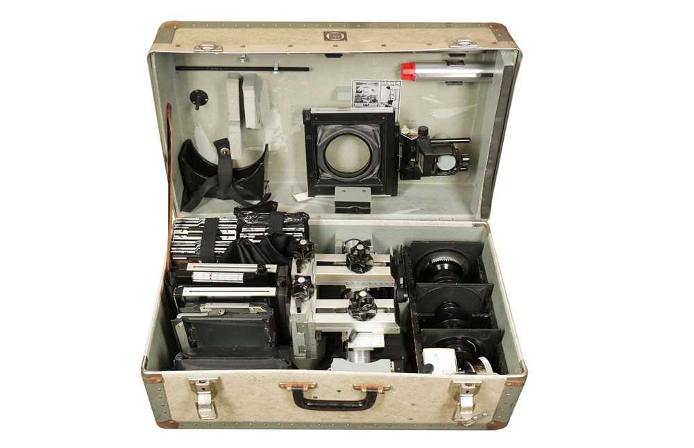 Lot 34 - A Sinar P 5x4 Large Format Monorail Camera Outfit