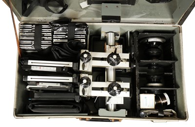 Lot 34 - A Sinar P 5x4 Large Format Monorail Camera Outfit
