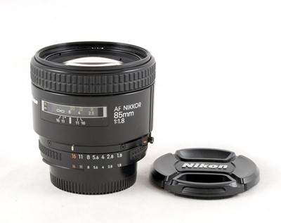 Lot 389 - AF Nikkor 85mm f1.8 Prime Lens.