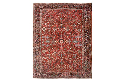 Lot 76 - AN ANTIQUE HERIZ CARPET, NORTH-WEST PERSIA