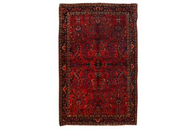 Lot 1 - A FINE AMERICAN SAROUK RUG, WEST PERSIA