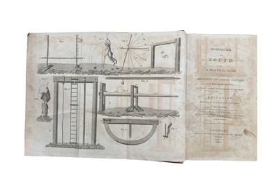 Lot 254 - Salzman: Gymnastics for Youth: or a Practical Guide to Healthful and Amusing Exercises. Phil. 1802