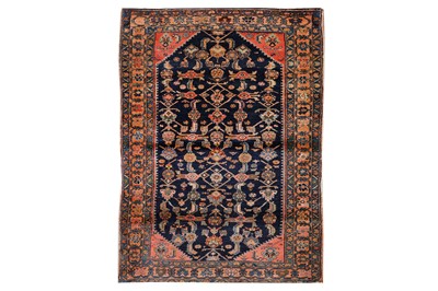 Lot 24 - A HAMADAN RUG, WEST PERSIA