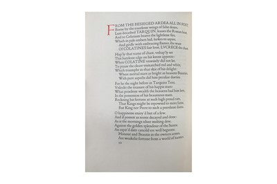 Lot 60 - Doves Press. Shakespeare.