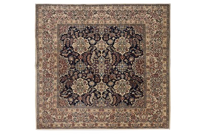 Lot 26 - AN EXREMELY FINE PART SILK NAIN RUG, CENTRAL PERSIA