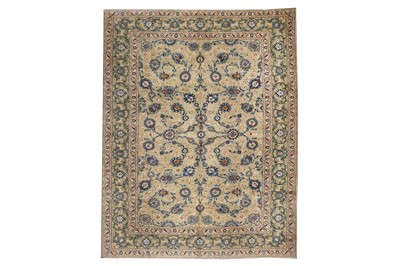 Lot 66 - A FINE KASHAN CARPET, CENTRAL PERSIA
