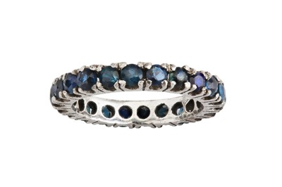 Lot 59 - A sapphire eternity ring