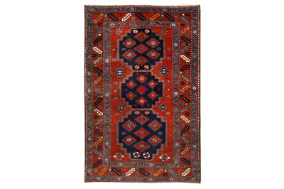 Lot 20 - A FINE KAZAK RUG, SOUTH CAUCASUS