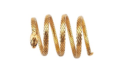 Lot 15 - A snake bracelet