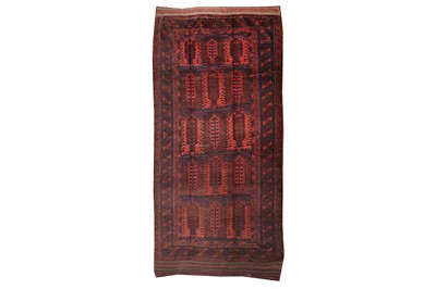 Lot 35 - AN ANTIQUE TIMURI BALOUCH CARPET, NORTH-EAST PERSIA