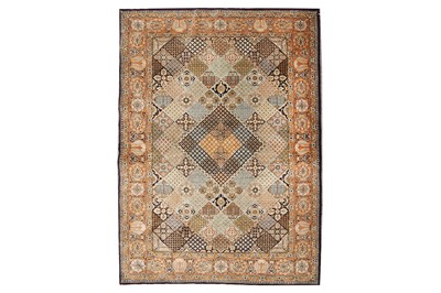 Lot 106 - A VERY FINE SILK QUM RUG, CENTRAL PERSIA