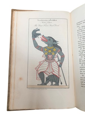 Lot 244 - Travel. Asia Callaway (John) translator.. Yakkun Nattannawa: A Cingalese poem