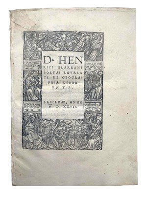 Lot 6 - Glareanus (Henricus)