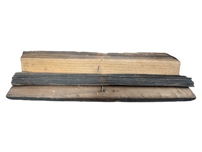 Lot 199 - A group of three Hindu palm leaf manuscripts
