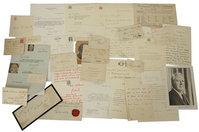Lot 25 - Autograph Collection.- British Prime Ministers and Politicians