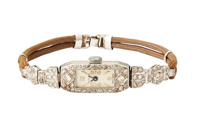 Lot 36 - A diamond cocktail watch