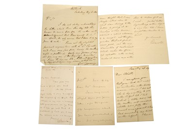 Lot 157 - British Prime Ministers.- Canning, Palmerston, Salisbury and Rosebery